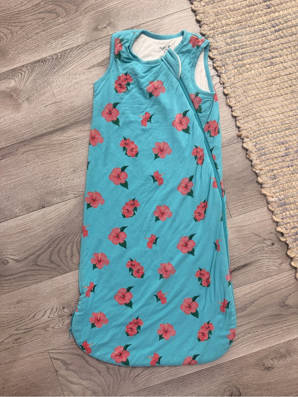 Kyte BABY Turquoise Sleeveless Sleep Sack SM 1.0 tog